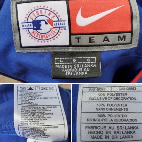 Vintage 90s y2k Nike Center Swoosh Philadelphia Phillies Pullover Windbreaker Lg - Picture 3 of 6